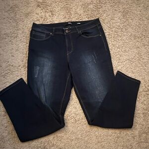 Women's Dark Blue Jeans